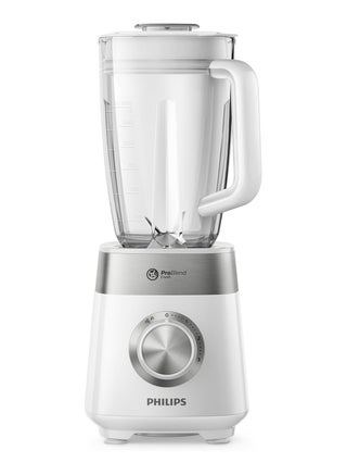 Plastic Jar Blender - 800W, 2L, 3 Speed settings + Pulse, ProBlend Crush Technology perfect for crushing ice 2 L 800 W HR2224 white - pnsku/N70156622V/45/_/1740390566/5d3b623a-e9b7-48ab-a0bd-44724a0d9cb7