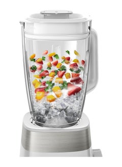 Philips Plastic Jar Blender - 800W, 2L, 3 Speed settings + Pulse, ProBlend Crush Technology perfect for crushing ice 2 L 800 W HR2224 white  - Image 3