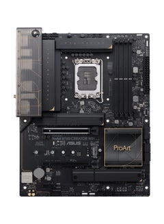 ASUS ProArt B760-Creator Wi-Fi ATX Motherboard – Intel LGA1700 Socket, Compatible with 12th/13th/14th Gen Intel Core Processors, Supports Up to 192GB DDR5 Memory, PCIe 5.0/4.0/3.0, Triple M.2 Slots, 4 SATA 6Gb/s Ports, 2.5Gb Ethernet, Wi-Fi 6, Bluetooth 5.2, USB 3.2 Gen 2x2, 8K DisplayPort & 4K HDMI, ASUS 5X Protection III, AURA Sync RGB, M.2 Q-Latch, AI Suite 3, ProArt Creator Hub | 90MB1FY0-M1EAY0 Black  - Image 1