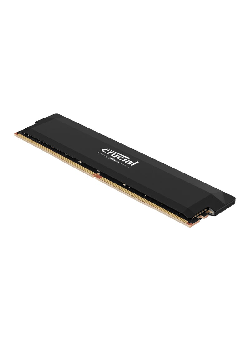 crucial Pro DDR5-6000 16GB UDIMM OC Gaming Memory - DDR5, 6000MT/s, CAS 36-38-38-80, XMP 3.0 & AMD EXPO Profiles, 1.35V, 16Gb Die, Unbuffered, Single Module, High-Speed Overclocking for Multi-Core CPUs | CP16G60C36U5B 16 GB - Image 1