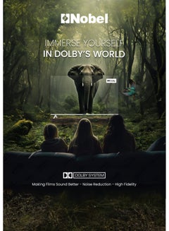 Nobel 70” 4K UHD VIDAA Smart TV | Ultra HD DLED Display | Built-in Netflix, YouTube & Prime Video | Voice Control & Bluetooth | Dual-Band Wi-Fi | 3 HDMI & 2 USB Ports | Dolby Audio for Cinematic Sound UHD70VID Black  - Image 4
