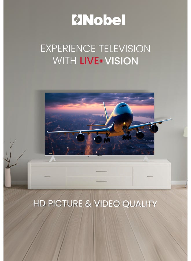Nobel 70” 4K UHD VIDAA Smart TV | Ultra HD DLED Display | Built-in Netflix, YouTube & Prime Video | Voice Control & Bluetooth | Dual-Band Wi-Fi | 3 HDMI & 2 USB Ports | Dolby Audio for Cinematic Sound UHD70VID Black  - Image 2