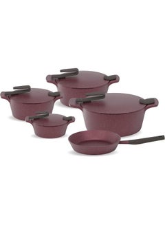 Pack Of 13 Artisan Granite Cookware Set  18-22-26-30 cm-Burgandy Burgandy 18-22-26-30cm - pnsku/N70156655V/45/_/1740392971/658c1831-039b-4390-9e16-a5905569ef0e