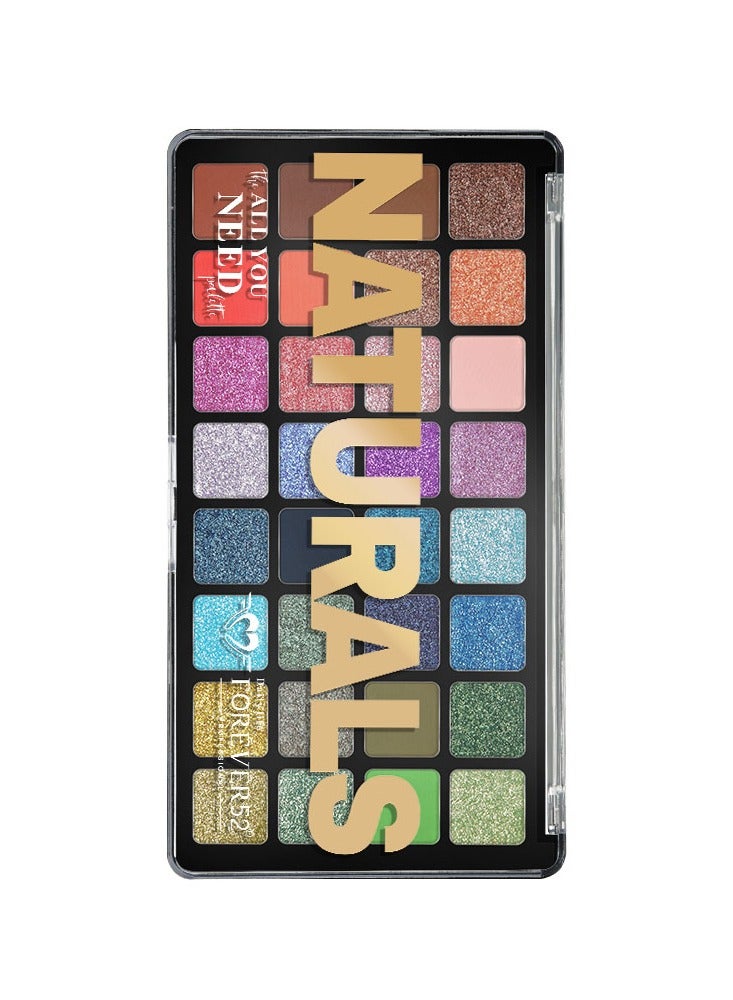 FOREVER52 Naturals 32 Color Eyeshadow Palette Midnight Haze - Image 5