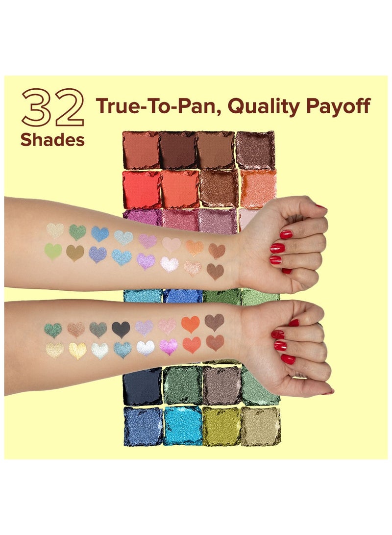 FOREVER52 Naturals 32 Color Eyeshadow Palette Midnight Haze - Image 2