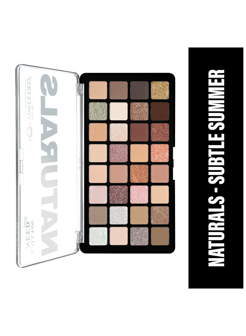 فور إيفر52 Naturals 32 Color Eyeshadow Palette Subtle Summer - Image 1