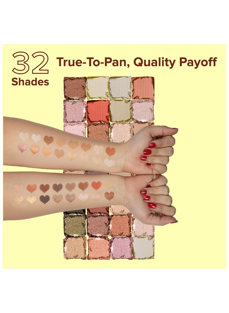 فور إيفر52 Naturals 32 Color Eyeshadow Palette Radiant Prism - Image 2