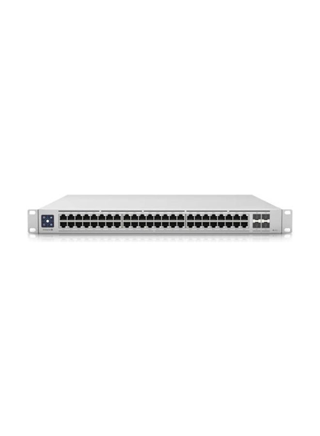 UBIQUITI 48-Pt Managed Switch Enterprise, 2.5Gb PoE+ Ports, 320Gb/s Switching, 4x 10Gb SFP+, 720W Budget, Layer 3 Features | USW-Enterprise-48-PoE White  - Image 1