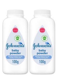 Johnson's Pack Of 2 Johnsons Baby Powder 100gm  - Image 1