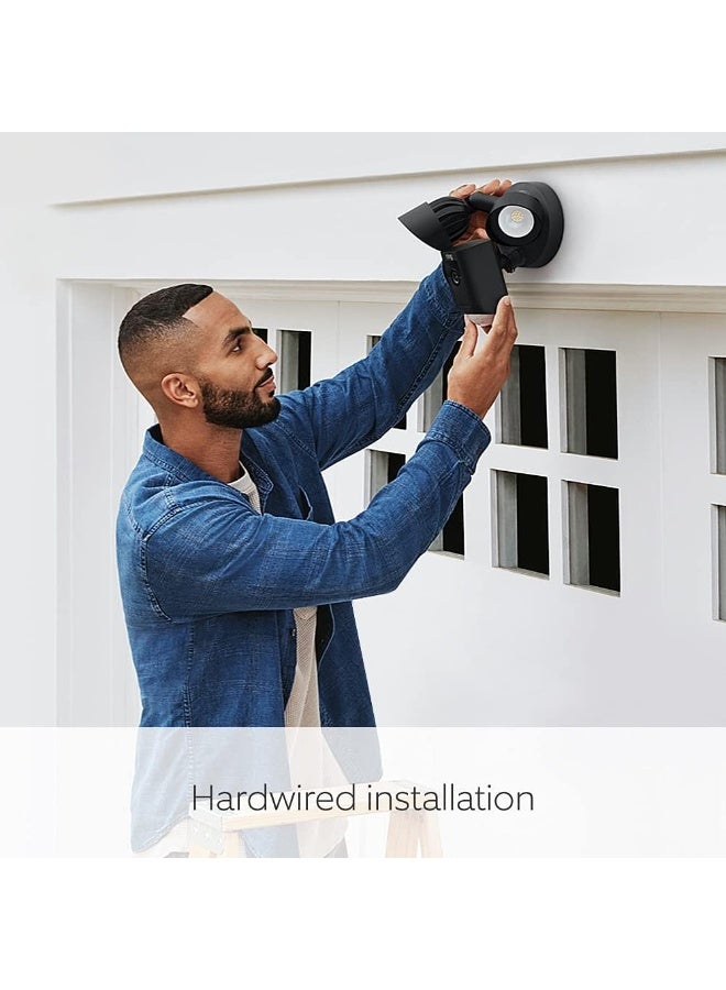 Ring Floodlight Cam Wired Plus, Black - 1080P HD Video, Motion-Activated LED Floodlights, Built-In Siren, Hardwired Installation - Image 5