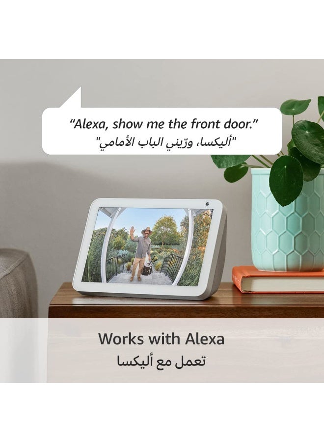 Ring - Battery Video Doorbell Plus Wireless Video Doorbell Camera With 1536P Hd Video Head-To-Toe View Colour Night Vision Wifi - Image 1