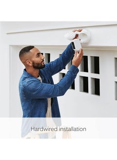 Ring Floodlight Cam Wired Plus, White - 1080P HD Video, Motion-Activated LED Floodlights, Built-In Siren, Hardwired Installation White  - Image 5
