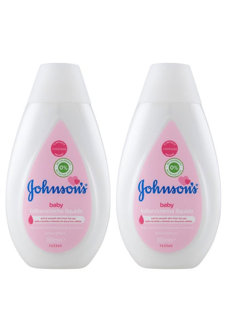 Pack Of 2 johnson's Baby Soft Lotion 300Ml