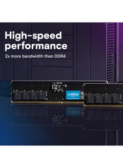 crucial 8GB DDR5-5600 UDIMM Memory, 1.1V, Unbuffered, CAS Latency 46, XMP 3.0 & EXPO Profiles (5600MT/s), 16Gb Die Density, Single Module for High-Performance Systems | CT8G56C46U5 8 GB  - Image 2