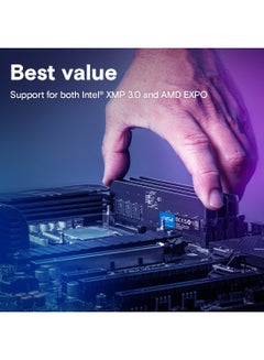 crucial 8GB DDR5-5600 UDIMM Memory, 1.1V, Unbuffered, CAS Latency 46, XMP 3.0 & EXPO Profiles (5600MT/s), 16Gb Die Density, Single Module for High-Performance Systems | CT8G56C46U5 8 GB  - Image 4