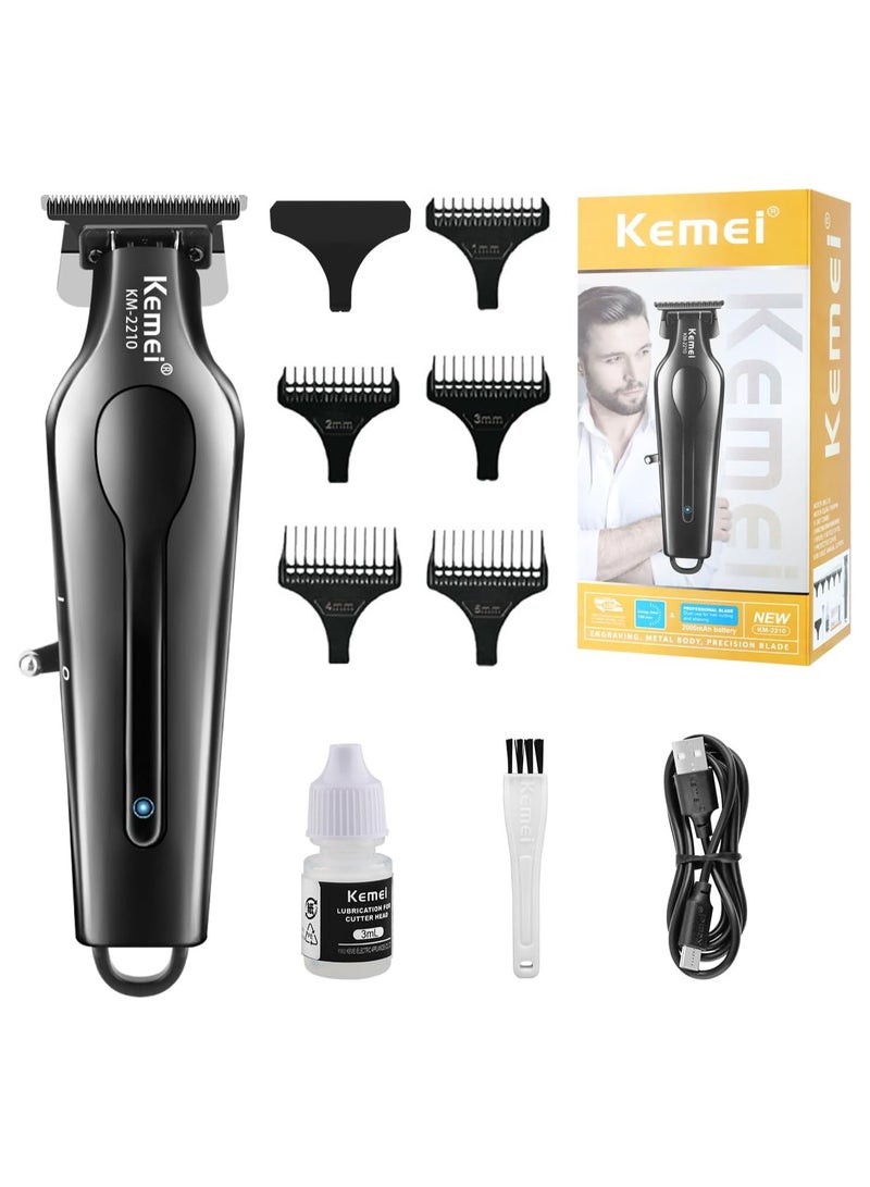 Kemei Professional Hair Trimmers for Men, Cordless Rechargeable , LED Display for Men KM- 2210 - Image 1