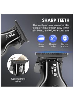 Kemei Professional Hair Trimmers for Men, Cordless Rechargeable , LED Display for Men KM- 2210  - Image 3