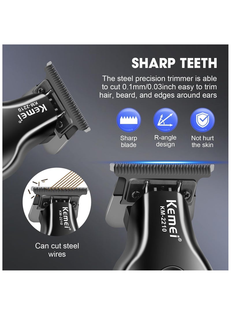 Kemei Professional Hair Trimmers for Men, Cordless Rechargeable , LED Display for Men KM- 2210 - Image 3