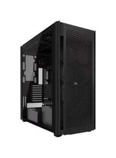 9000D RGB AIRFLOW Super Full-Tower PC Case, Steel & Tempered Glass, Supports Mini-ITX to E-ATX, 18x 120mm Fans, 480mm Radiator, InfiniRail Mounting, iCUE LINK Hub, 6x SSD, 5x HDD, 8 Expansion Slots, 580mm GPU, 180mm CPU Cooler, 225mm PSU, Vertical Mount, Dust Filters, USB 3.2, Tempered Glass Panel, 76mm Cable Space, No Fans Included | CC-9011273-WW Black