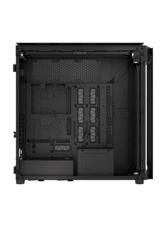 CORSAIR - 9000D RGB AIRFLOW Super Full-Tower PC Case, Steel & Tempered Glass, Supports Mini-ITX to E-ATX, 18x 120mm Fans, 480mm Radiator, InfiniRail Mounting, iCUE LINK Hub, 6x SSD, 5x HDD, 8 Expansion Slots, 580mm GPU, 180mm CPU Cooler, 225mm PSU, Vertical Mount, Dust Filters, USB 3.2, Tempered Glass Panel, 76mm Cable Space, No Fans Included | CC-9011273-WW Black - Image 1