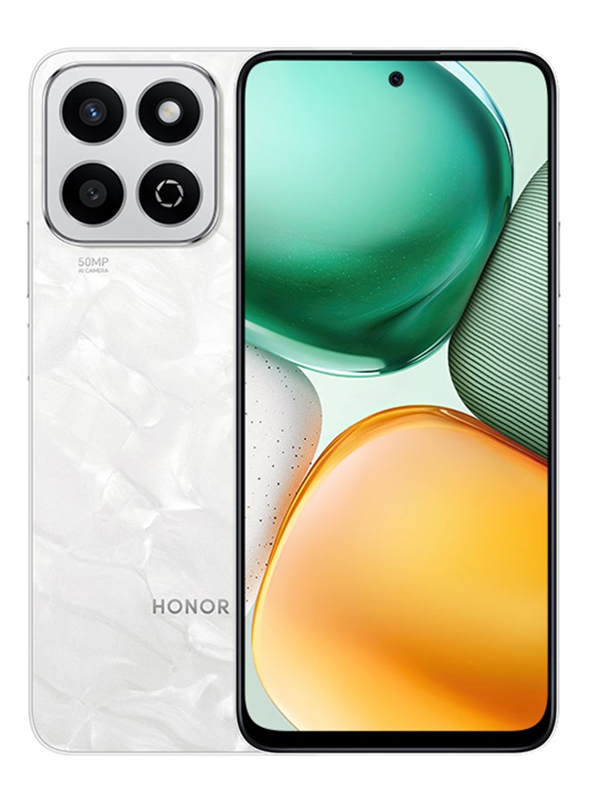 Honor - X7c 5G Dual SIM Moonlight White 4GB RAM 256GB With Free 35W Fast Charger - Middle East Version - Image 1