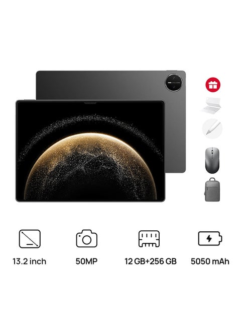 MatePad Pro 13.2 Inch Black 12GB + 256GB Wifi - Middle East Version With [Free Keyboard + M-Pencil + Bluetooth Mouse + Backpack]