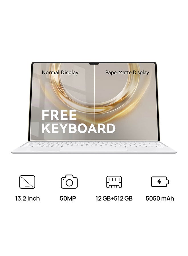 HUAWEI MatePad Pro 13.2 Inch  PaperMatte Edition Premium Gold 12GB + 512GB Wifi - Middle East Version with [Free Keyboard]  - Image 1