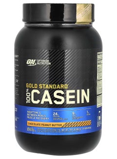 Optimum Nutrition Gold Standard 100% Micellar Casein Protein Powder, 24 Grams of Protein, Slow Digesting, Helps Keep You Full, Overnight Muscle Recovery - Chocolate Penaut butter, 1.87 Lbs, 25 Servings (850 G)  - Image 1