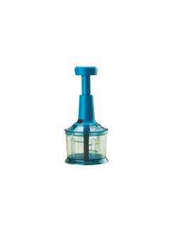 Royalford Royalford 900ml Push Chopper RF11955 Compact Chopper with 4 Blades Suitable for Chopping Vegetables and Fruits| Quick Manual Chopper| Stainless Steel Blade Assorted Colors Assorted Colors  - Image 1