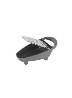 رويال فورد Royalford Stainless Steel 3-in-1 Grater- RF12349/ with Collecting Container, TPR handle, Light-Weight and Compact Design/ Multiple Grating Style, Suitable for any Kind of Grating Fruits Silver  - Image 4