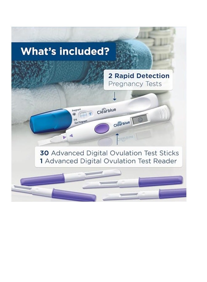 كليربلو Advanced Digital Ovulation Test Kit, 32 Ct  - Image 3