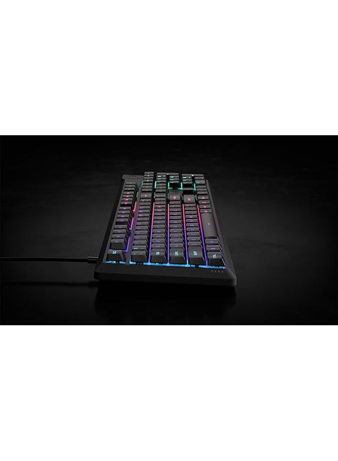K55 Core Rgb Gaming Keyboard Backlit Zoned Rgb Led Rubberdome Ch9226C65Na
