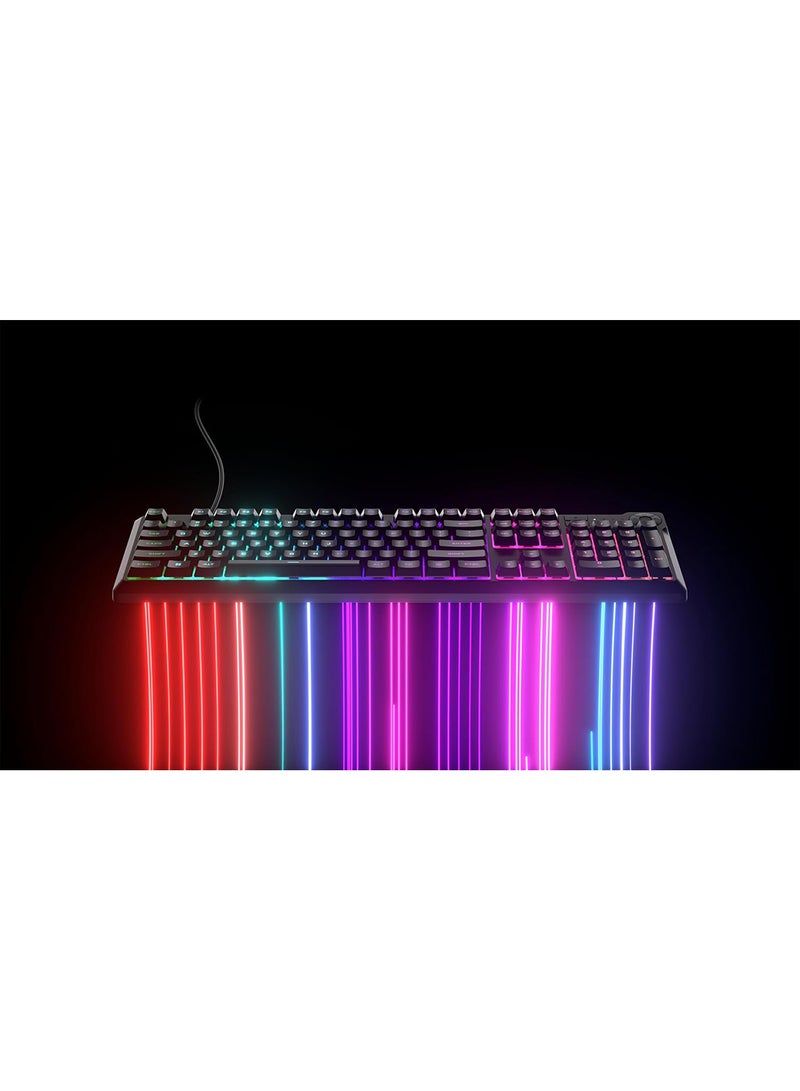 K55 Core Rgb Gaming Keyboard Backlit Zoned Rgb Led Rubberdome Ch9226C65Na