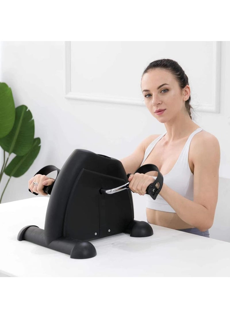 توشيونيكس Mini Pedal Exerciser Bike Portable Under Desk Cycle for Arm and Leg Exercise Adjustable Resistance LCD Monitor Compact and Lightweight Easy to Use for Home Gym Office and Physiotherapy - Image 5