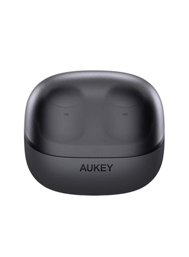 Aukey - Move Vibe Wireless Earbuds True Wireless Eearbudss، BT 5.3, IPX4 Waterproof, 20 Battrey Life, 3.5g Weight,Touch control, Voice assistant
 EP-M3A Gray Grey - Image 1