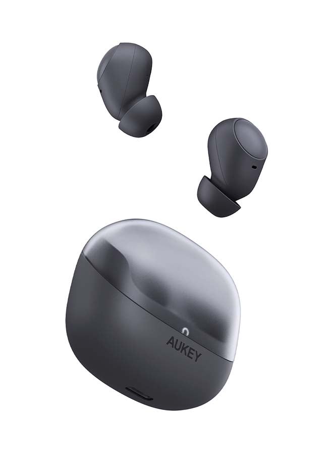 Aukey - Move Vibe Wireless Earbuds True Wireless Eearbudss، BT 5.3, IPX4 Waterproof, 20 Battrey Life, 3.5g Weight,Touch control, Voice assistant
 EP-M3A Gray Grey - Image 1