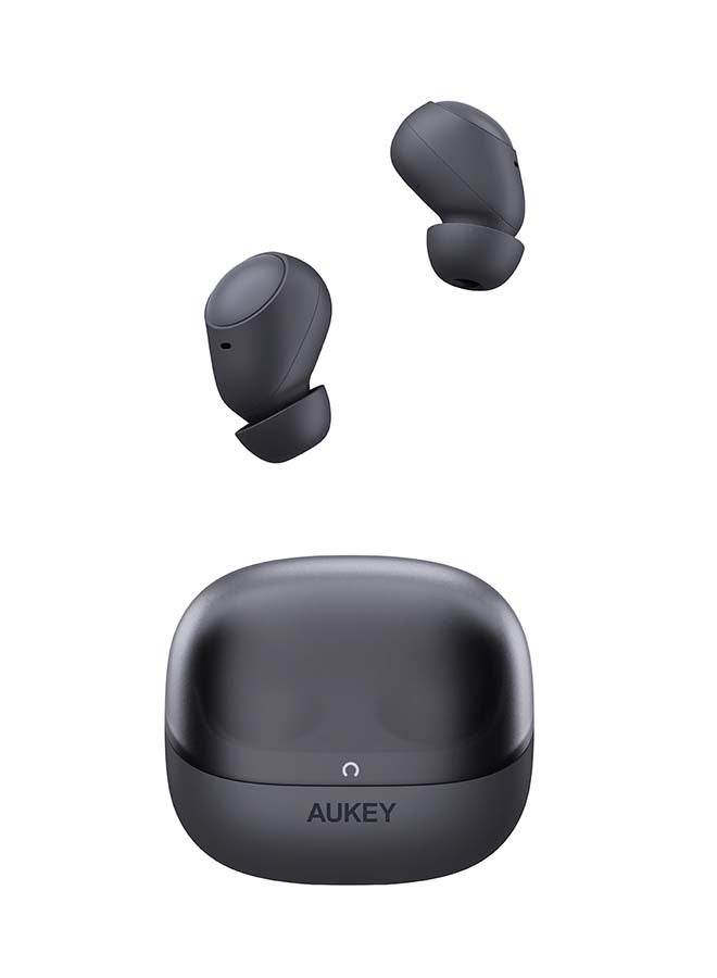 Aukey - Move Vibe Wireless Earbuds True Wireless Eearbudss، BT 5.3, IPX4 Waterproof, 20 Battrey Life, 3.5g Weight,Touch control, Voice assistant
 EP-M3A Gray Grey - Image 1