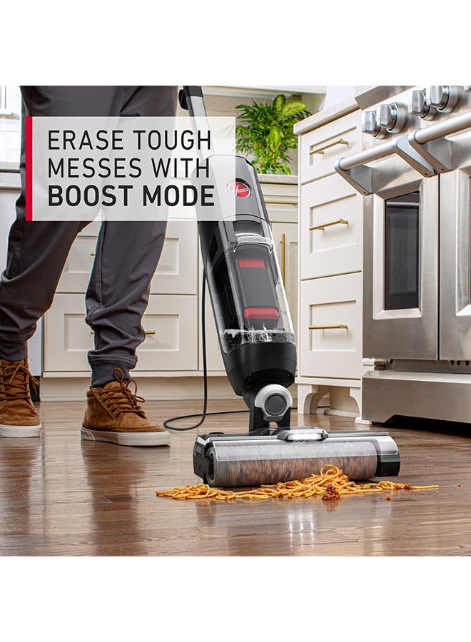 HOOVER - Streamline Corded Hard Floor Cleaner Machine, Wet Dry Vacuum Floor Cleaning Machine, Wash and Vacuum in One Step, Boost Mode, Self-Cleaning System, Ideal for Hardwood, Luxury Vinyl, Tile, and More 0.42 L 340 W CDHF-SLME Graphite/Red - Image 1
