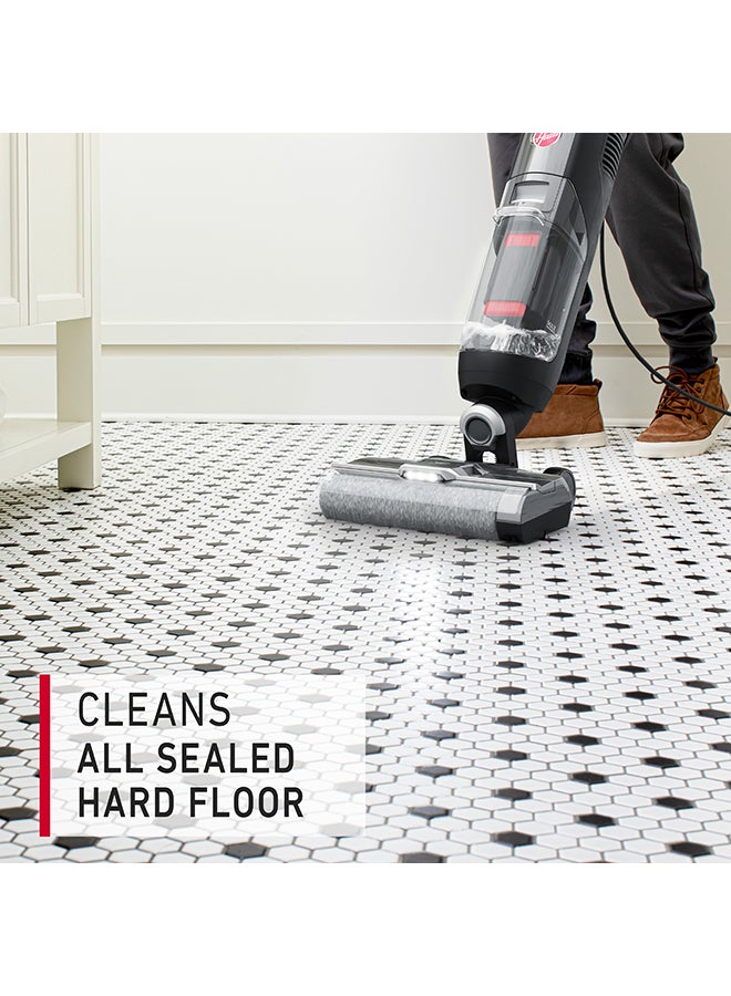 HOOVER - Streamline Corded Hard Floor Cleaner Machine, Wet Dry Vacuum Floor Cleaning Machine, Wash and Vacuum in One Step, Boost Mode, Self-Cleaning System, Ideal for Hardwood, Luxury Vinyl, Tile, and More 0.42 L 340 W CDHF-SLME Graphite/Red - Image 1