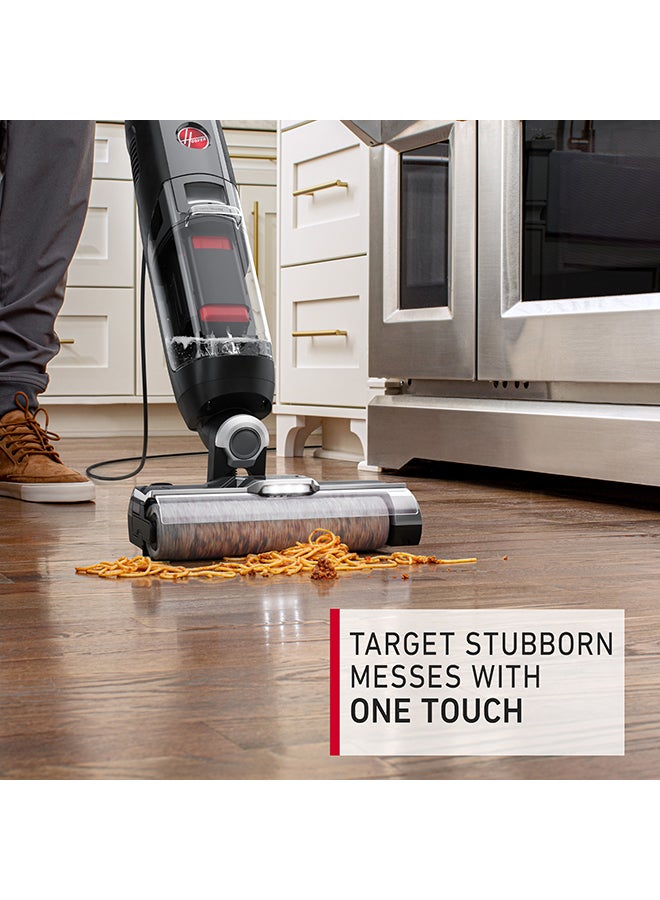 HOOVER - Streamline Corded Hard Floor Cleaner Machine, Wet Dry Vacuum Floor Cleaning Machine, Wash and Vacuum in One Step, Boost Mode, Self-Cleaning System, Ideal for Hardwood, Luxury Vinyl, Tile, and More 0.42 L 340 W CDHF-SLME Graphite/Red - Image 1