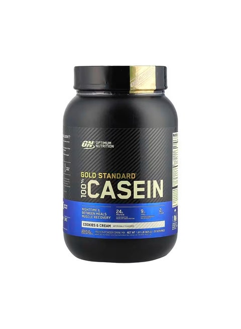 Gold Standard 100% Micellar Casein Protein Powder, 24 Grams of Protein, Slow Digesting, Helps Keep You Full, Overnight Muscle Recovery - Cookies & Cream, 1.81 Lbs, 25 Servings (825 G)
