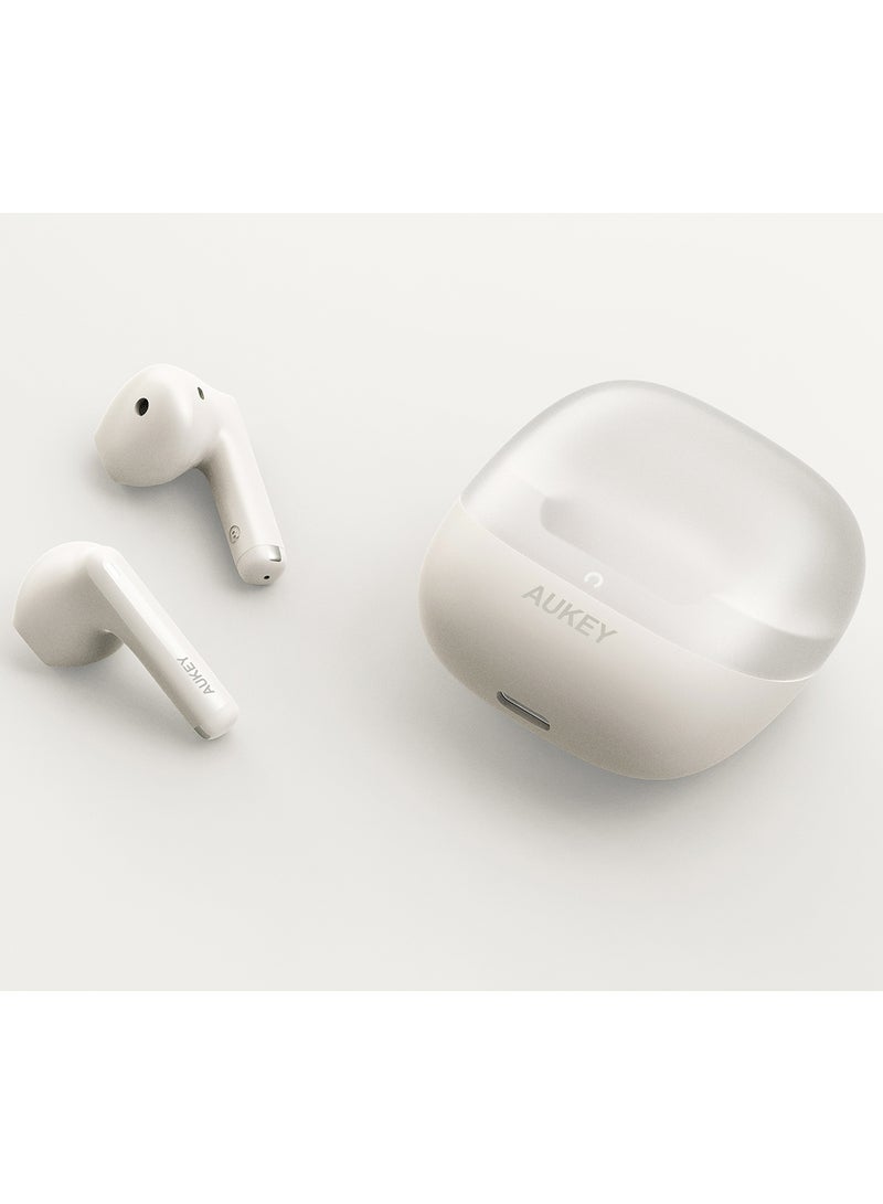Aukey Move Vibe Wireless Earbuds True Wireless Earbuds BT 5.3, IPX4 Waterproof, 25 Battrey Life, 3.5g Weight,Touch Control EP-M4 Grey  - Image 2