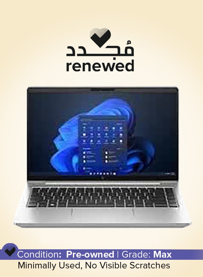 HP Renewed - Elitebook 640 G10 Laptop With 14-Inch Full HD Display,Intel Core i5-1335U Processor/10-Core/13th Gen/16GB RAM/256GB SSD/Windows 11 English Silver  - Image 1