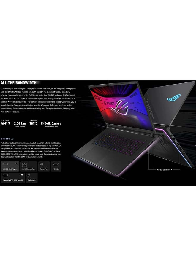 روج ستريكس سكار بشاشة 18 بوصة 2.5K WQXGA (2560x160...