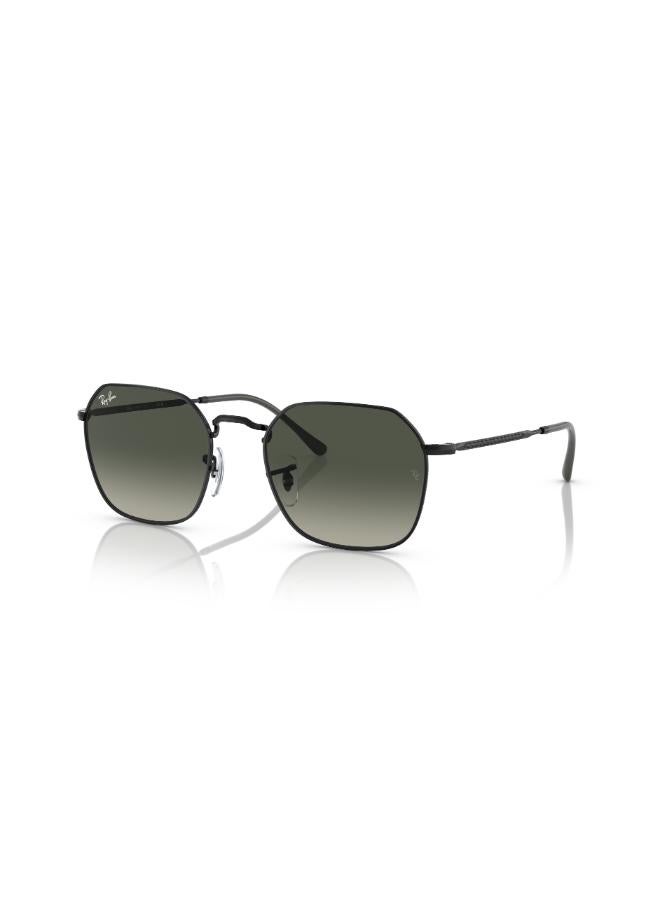 راي بان Men's Full Rimmed Irregular Sunglasses 0RB3694 53 002/71  - Image 1