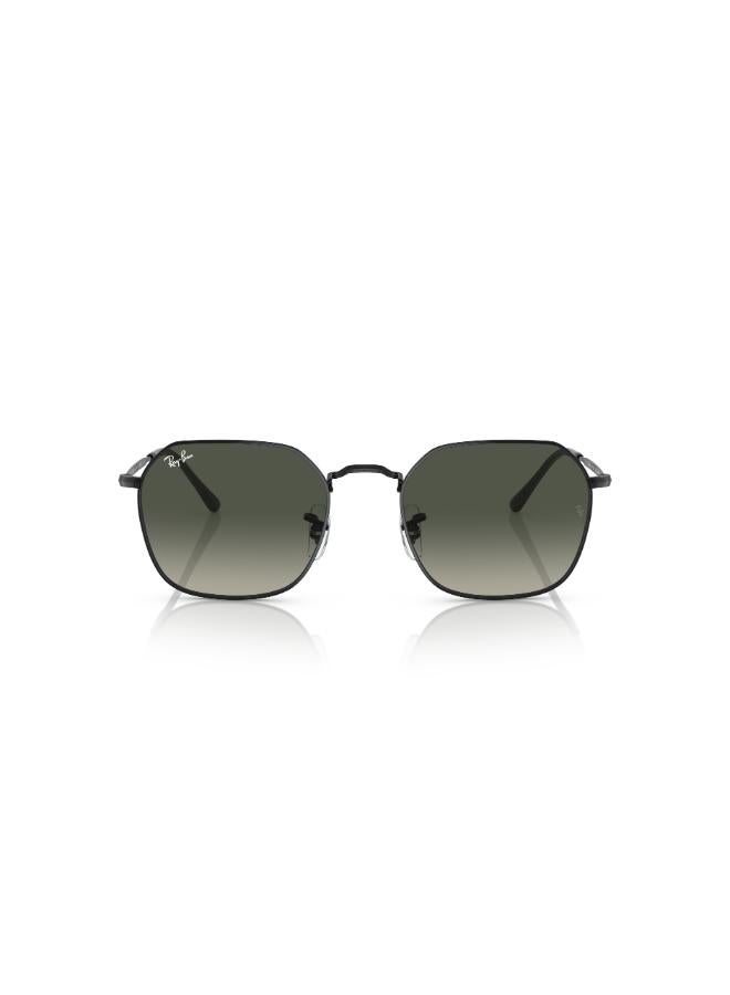 راي بان Men's Full Rimmed Irregular Sunglasses 0RB3694 53 002/71  - Image 3