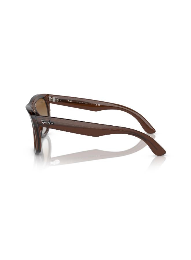راي بان - Men's Full Rimmed Square Sunglasses 0RBR0502S 53 6709CB - Image 1
