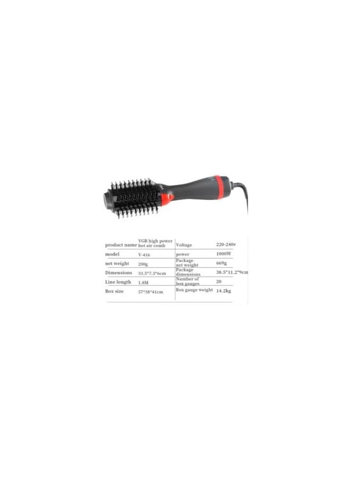 VGR Hot Air Hair Dryer Brush V-416 - Image 3