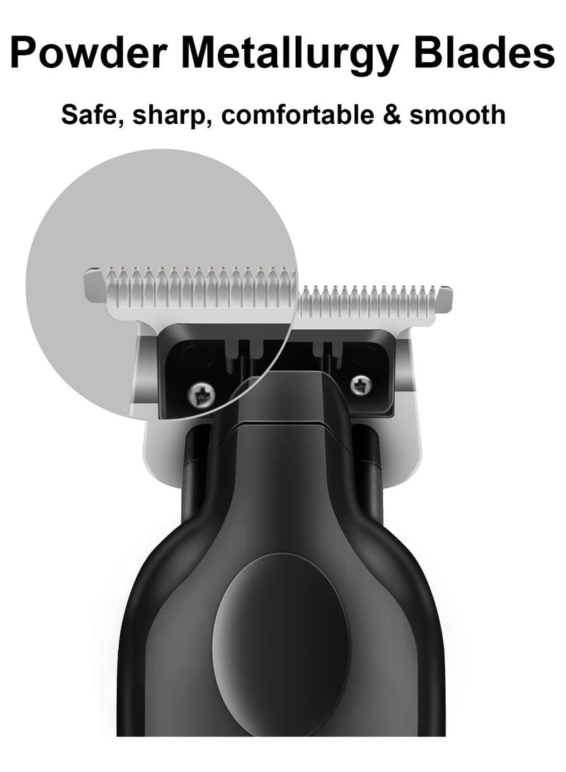 كيمي مقص شعر احترافي للرجال 2293 ماكينة حلاقة كهربائية بشفرة T قابلة لإعادة الشحن بدون سلك مع شاشة LED KM-2293 - Image 2