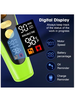 Kemei 2035 Professional Hair Trimmer for Men , LED Display, Electric USB Rechargeable Contours Hairdresser Hair Trimmer  - Image 5
